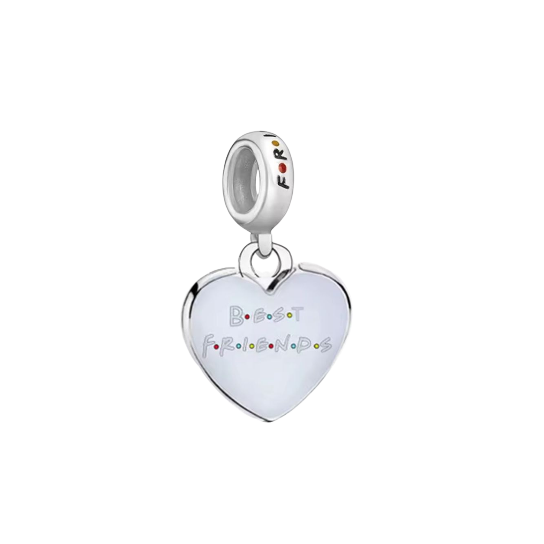 Charm Corazón Mejores Amigos Serie Friends