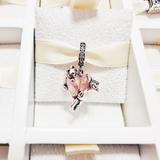 Cargar imagen en la galería, Charm Corazón Rosa Con Gatos