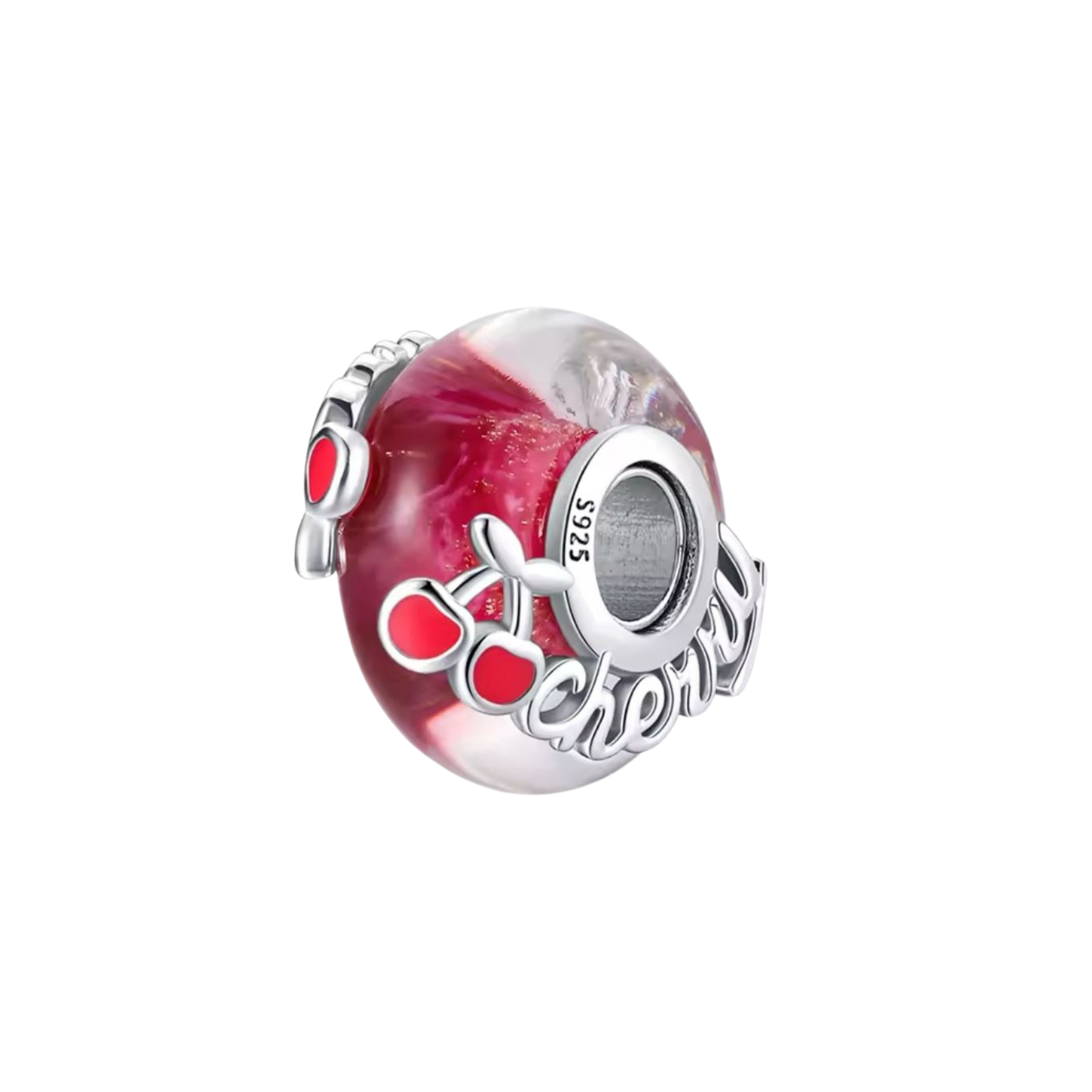 Charm Rojo Con Cerezas