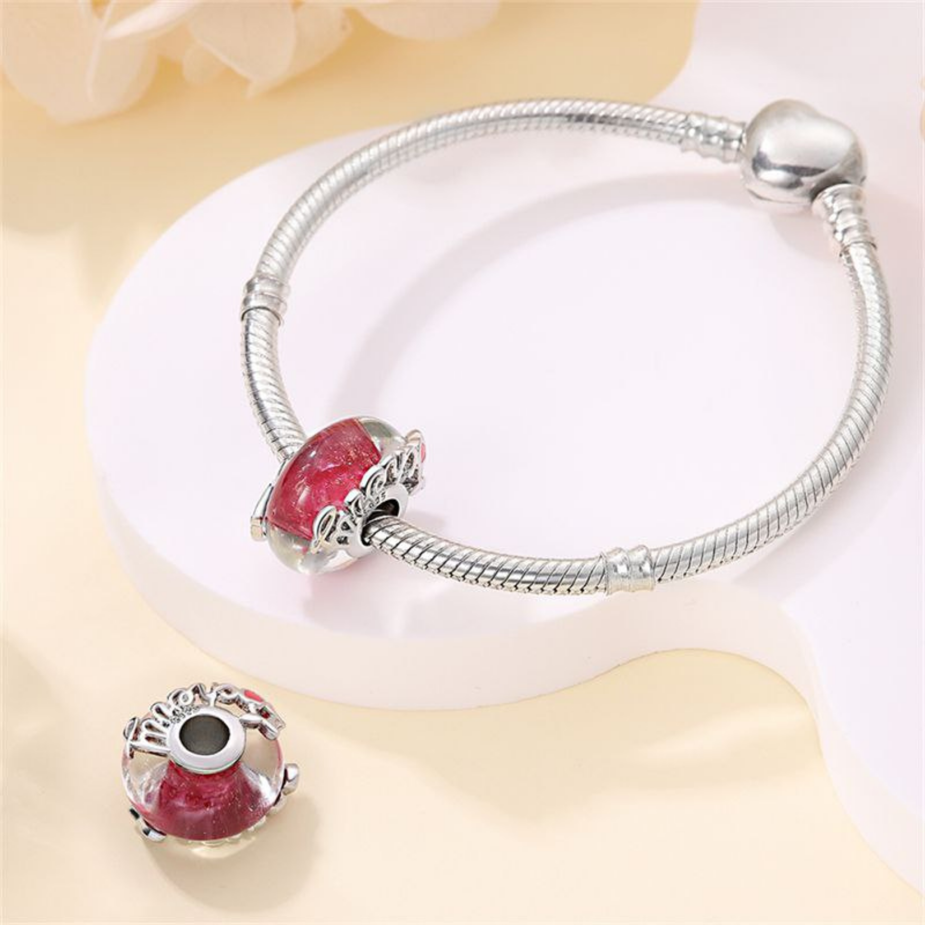 Charm Rojo Con Cerezas