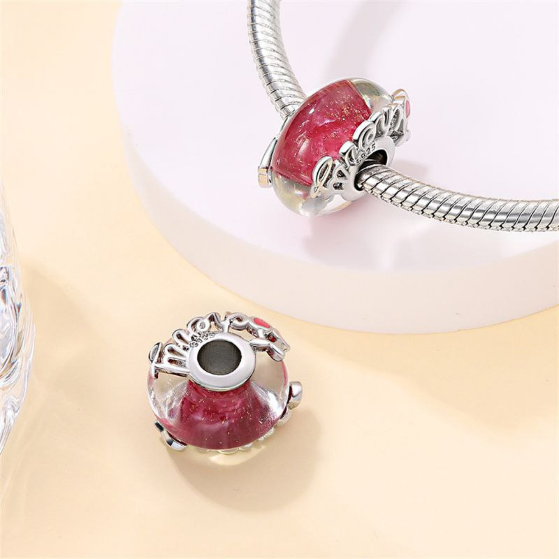 Charm Rojo Con Cerezas