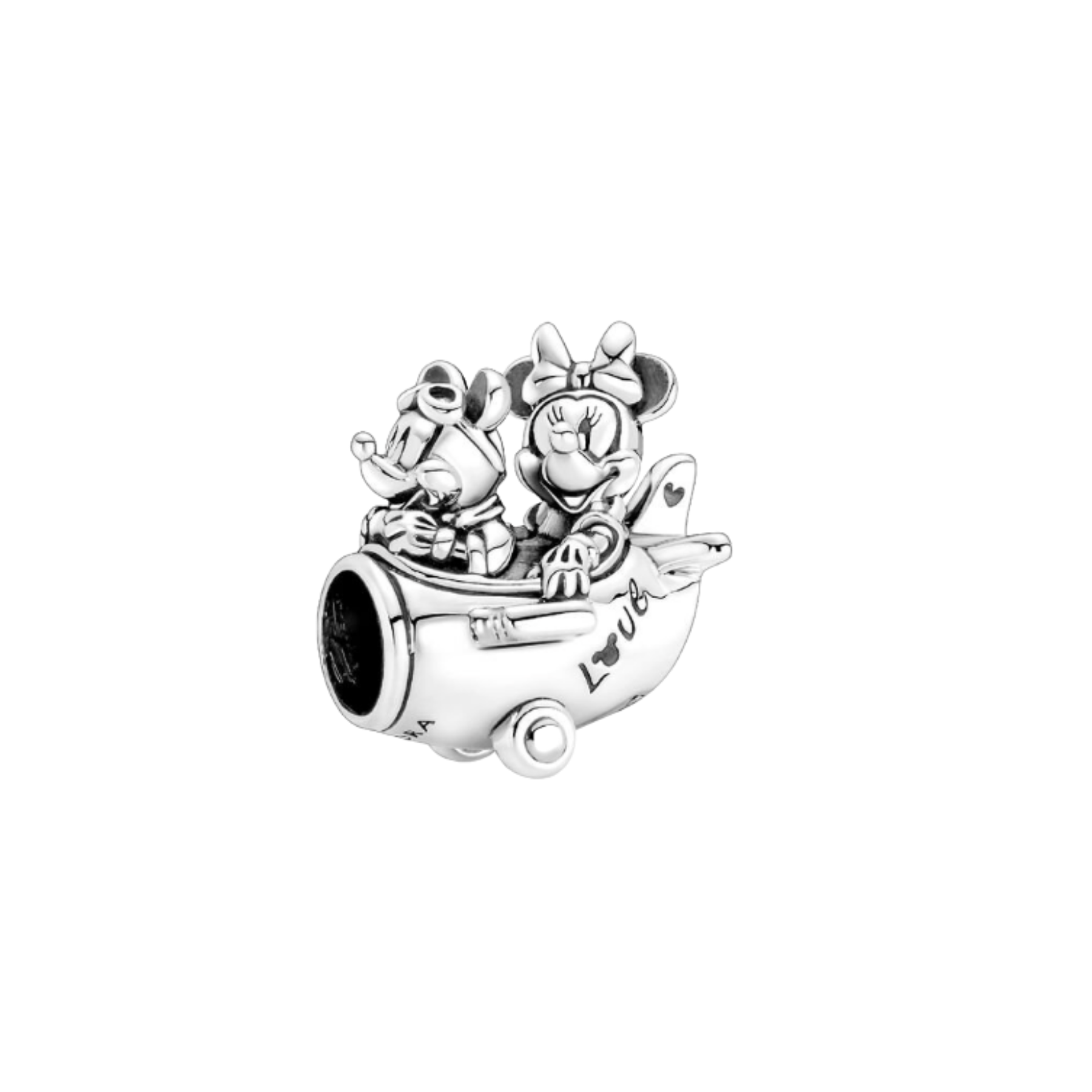 Charm Avión Mickey Y Minnie Mouse
