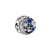 Cargar imagen en la galería, Charm Estrellas Azules Y Media Luna