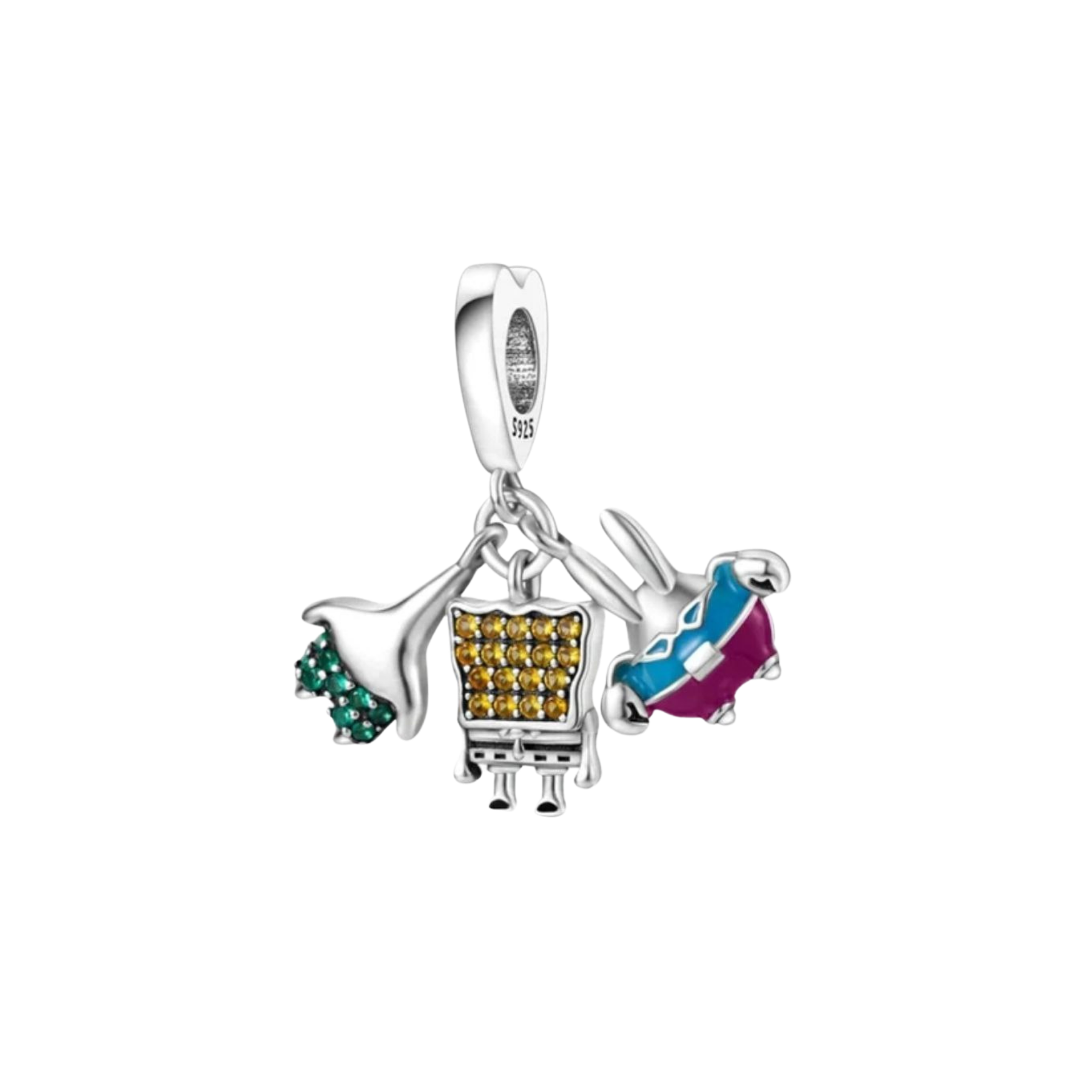 Charm Bob Esponja, Patricio Y Don Cangrejo