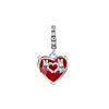 Charm Corazón Manos Minnie Y Mickey Mouse