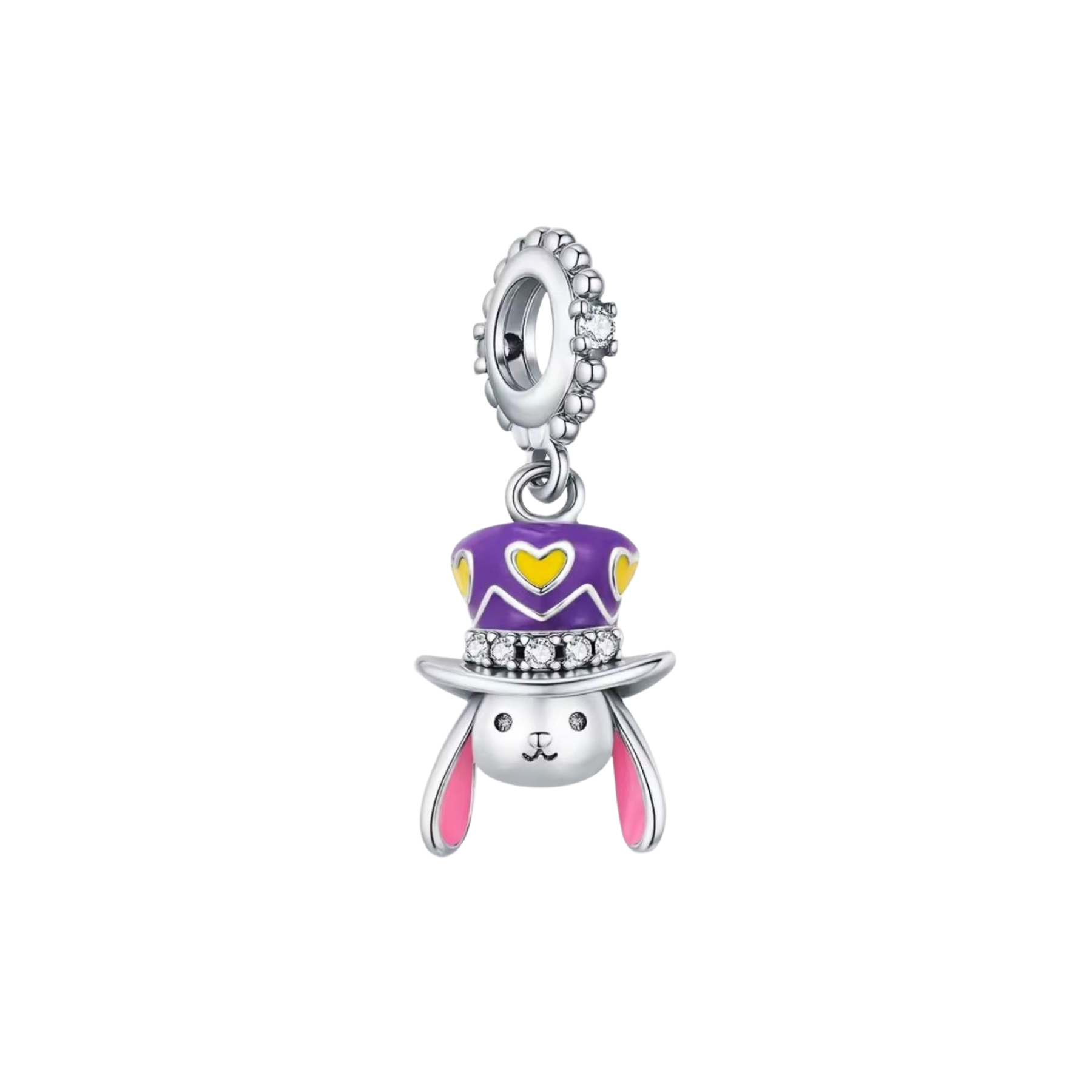Charm Compañero Blanco Sombrero Alicia