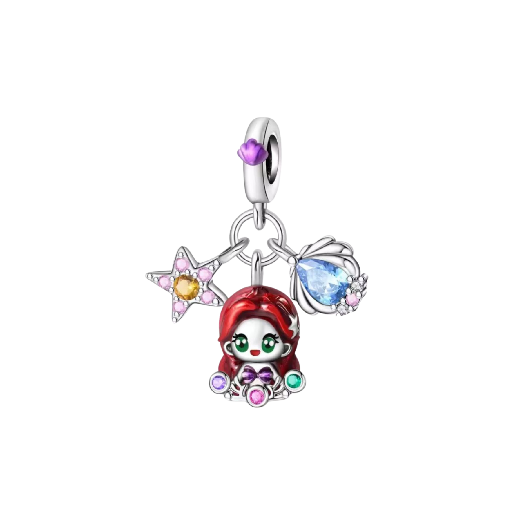 Charm Sirena, Concha De Mar Y Estrella