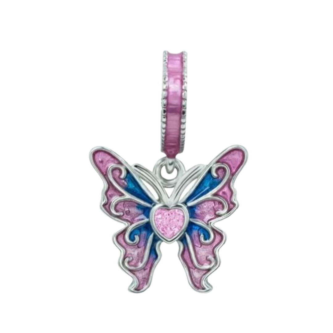 Charm Amuleto Princesa Ninfa Rosa Brillante