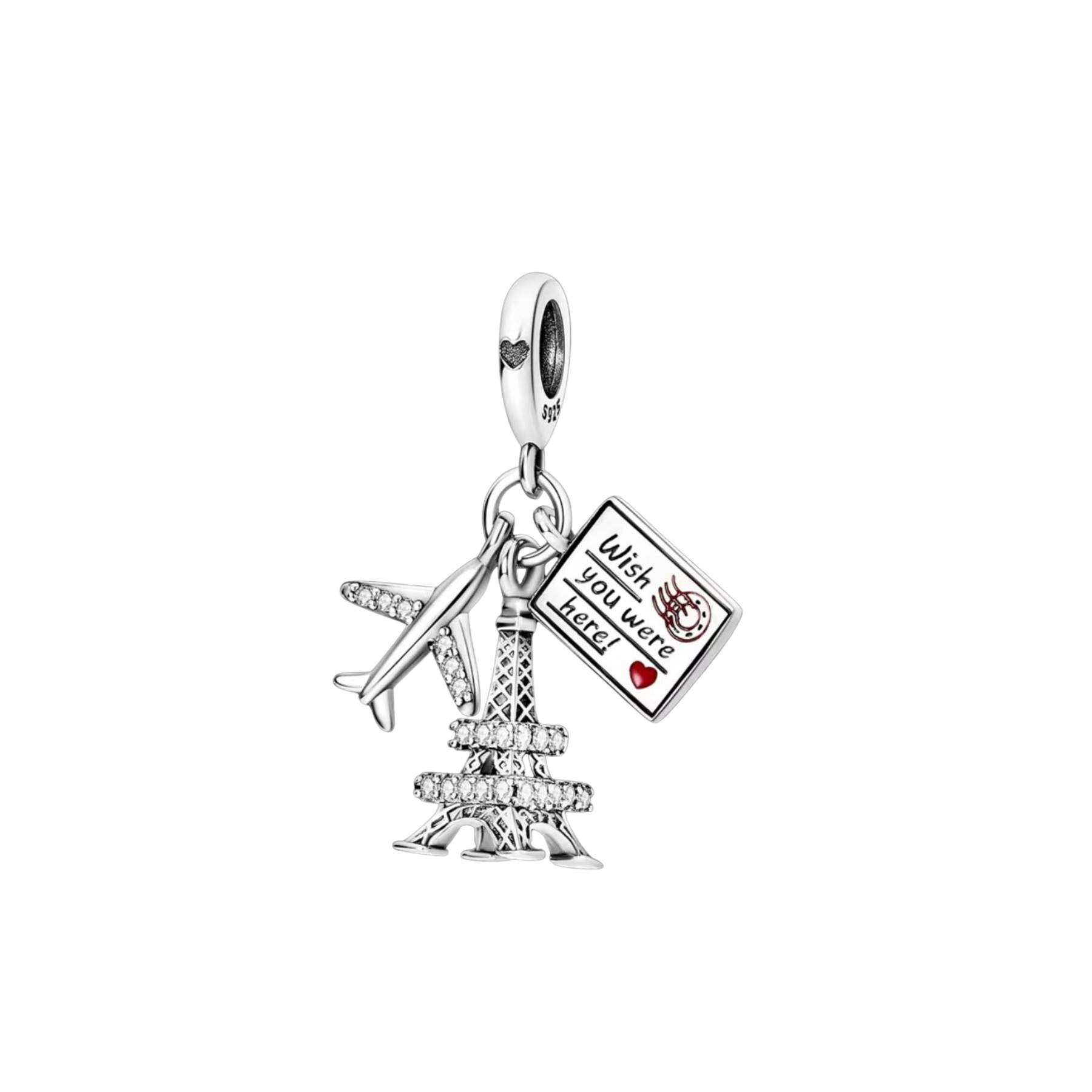 Charm Torre Eiffel, Carta y Avión