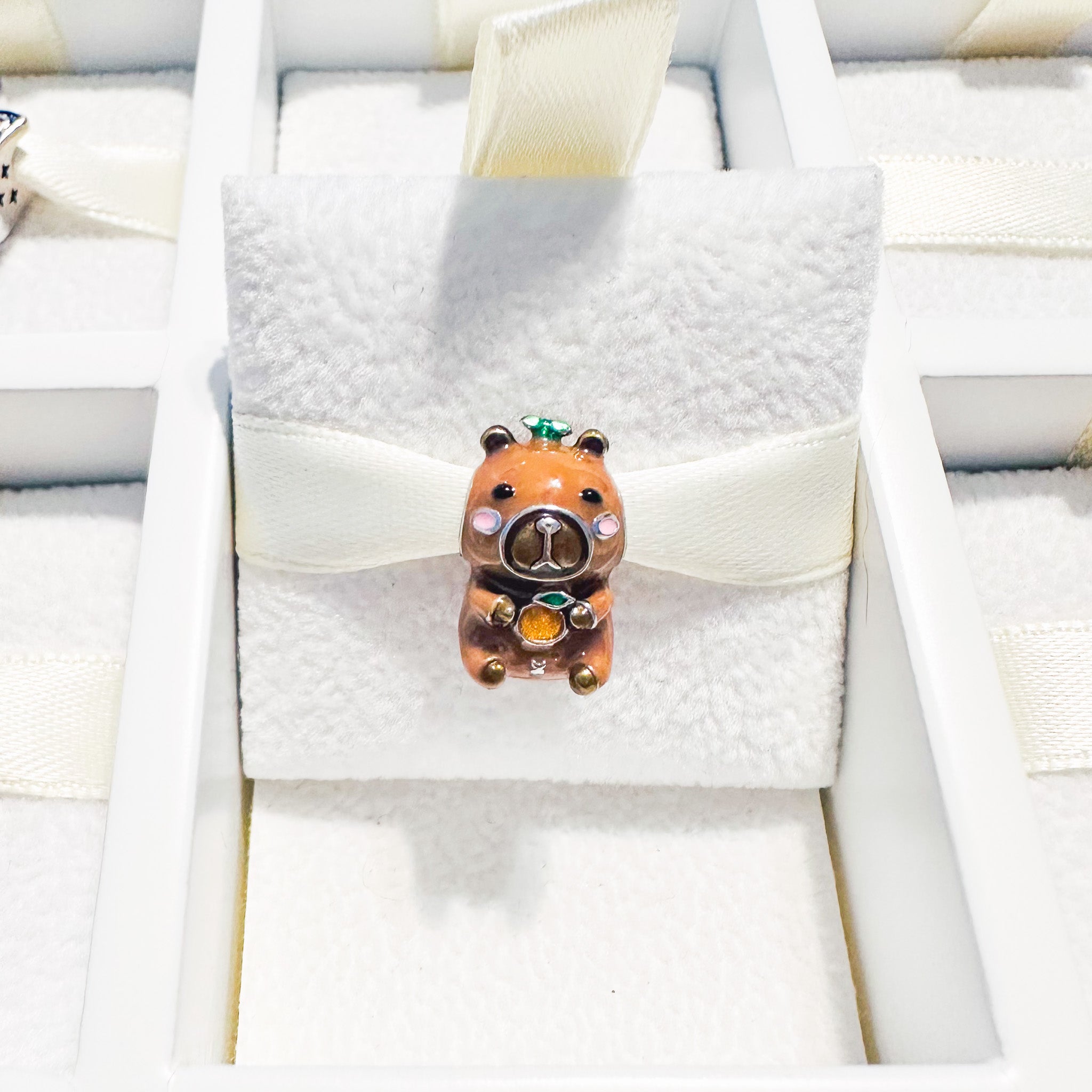 Charm Capibara Con Mandarina