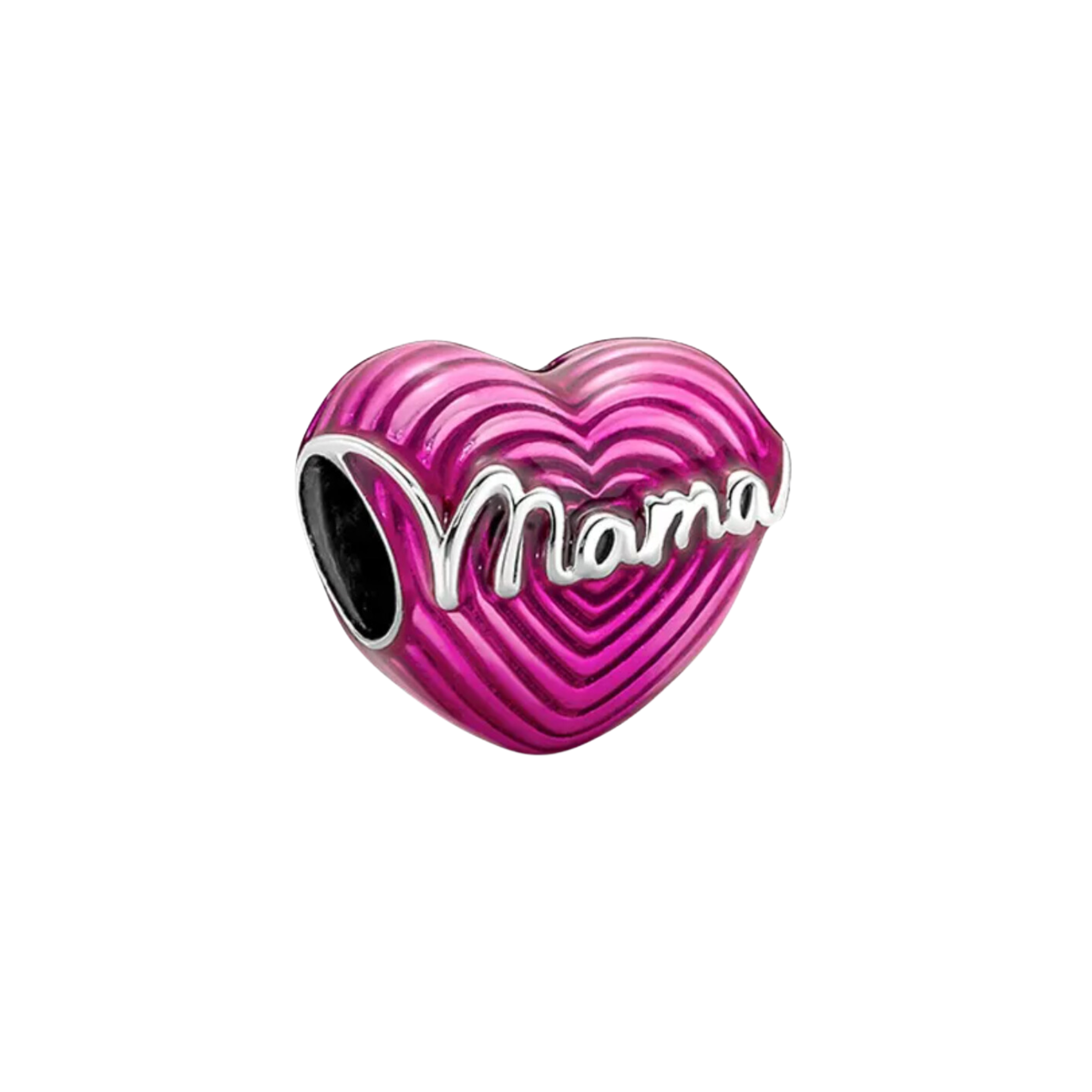 Charm Corazón Mamá Rojo