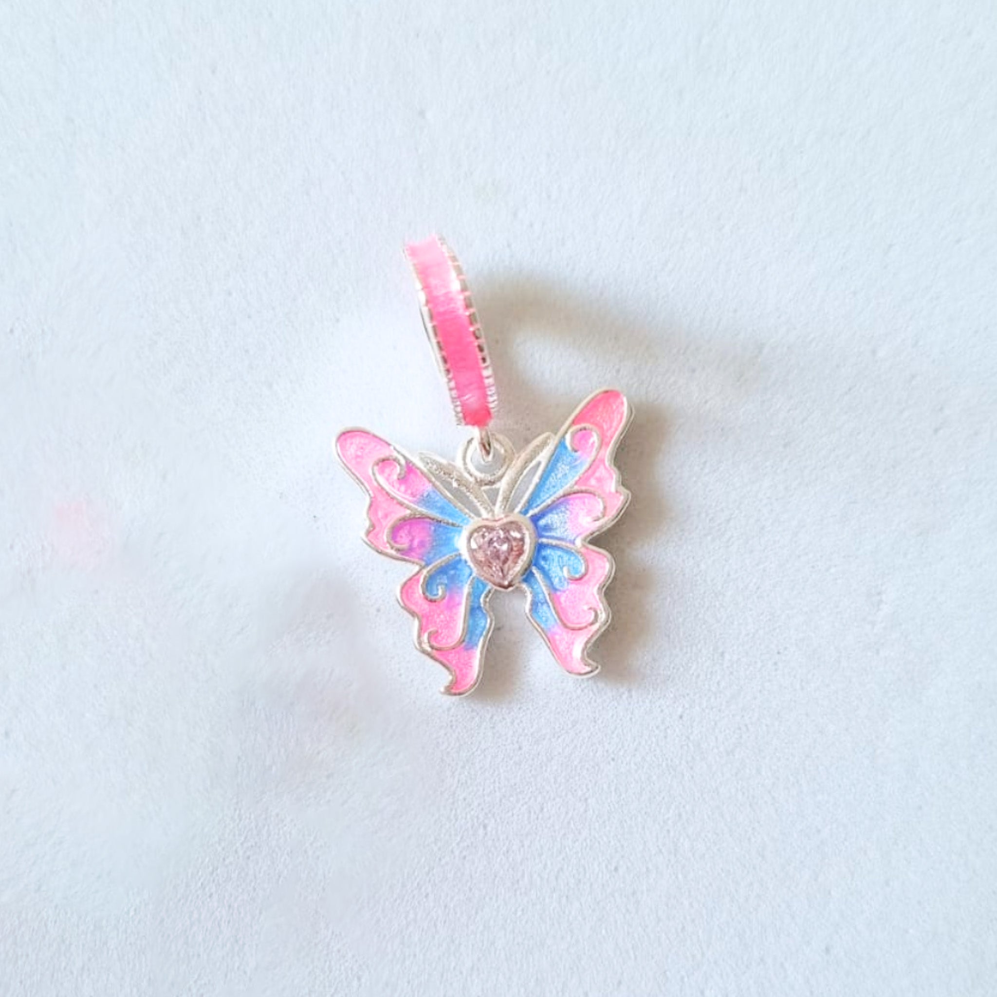 Charm Amuleto Princesa Ninfa Rosa Brillante