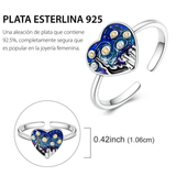 Cargar imagen en la galería, Anillo Noche Estrellada Van Gogh