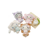 Cargar imagen en la galería, Peluche Llavero Cinnamoroll Bebé Disfraz Oso