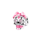 Cargar imagen en la galería, Charm Calavera de Azúcar Rosa