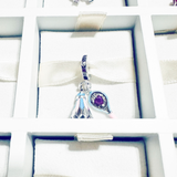 Cargar imagen en la galería, Charm Raqueta De Tenis Con Corazón Y Gallito