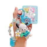 Cargar imagen en la galería, Llavero Pochacco Con Strap Con Flores