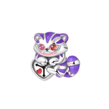 Cargar imagen en la galería, Charm Gato Cheshire Con Reloj