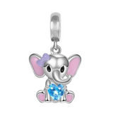 Cargar imagen en la galería, Charm Elefante Con Corazón Azul