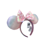 Cargar imagen en la galería, Diadema Orejas Minnie Mouse Rosa Con Azul