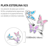 Cargar imagen en la galería, Anillo Mariposas De Colores