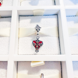 Cargar imagen en la galería, Charm Corazón Con Cruz Barroca