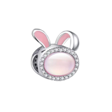 Cargar imagen en la galería, Charm Conejo Cristal Rosa