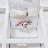 Cargar imagen en la galería, Charm Gato De La Suerte Con Sakura Y Pez Koi