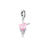 Cargar imagen en la galería, Charm Helado Con Corazón Rosa