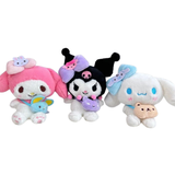 Cargar imagen en la galería, Peluche Kuromi Bolso Lila Sanrio