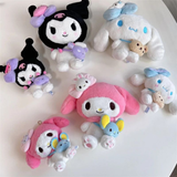 Cargar imagen en la galería, Peluche Kuromi Bolso Lila Sanrio