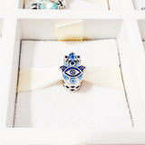 Cargar imagen en la galería, Charm Mano De Fátima Tonos Azules