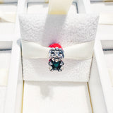 Cargar imagen en la galería, Charm Santa Claus Con Corazón Verde