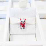 Cargar imagen en la galería, Charm Oso Polar Navidad Con Bufanda Roja