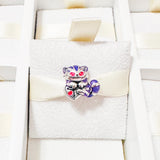 Cargar imagen en la galería, Charm Gato Cheshire Con Reloj