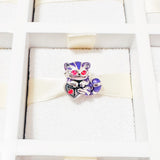 Cargar imagen en la galería, Charm Gato Cheshire Con Reloj