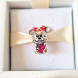 Cargar imagen en la galería, Charm Minnie Mouse Corazón Rojo