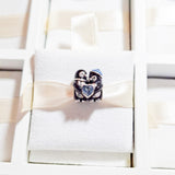 Cargar imagen en la galería, Charm Dúo Amoroso Invernal Con Corazón