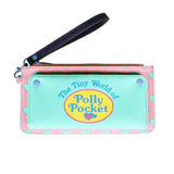 Cargar imagen en la galería, Cartera Monedero Polly Pocket Rosa y Corazones Azul Pastel