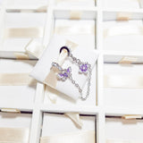 Cargar imagen en la galería, Charm Cadena De Seguridad Con Mariposa Y Flor
