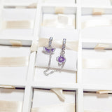 Cargar imagen en la galería, Charm Cadena De Seguridad Con Mariposa Y Flor
