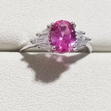 Cargar imagen en la galería, Anillo Cristal Magenta